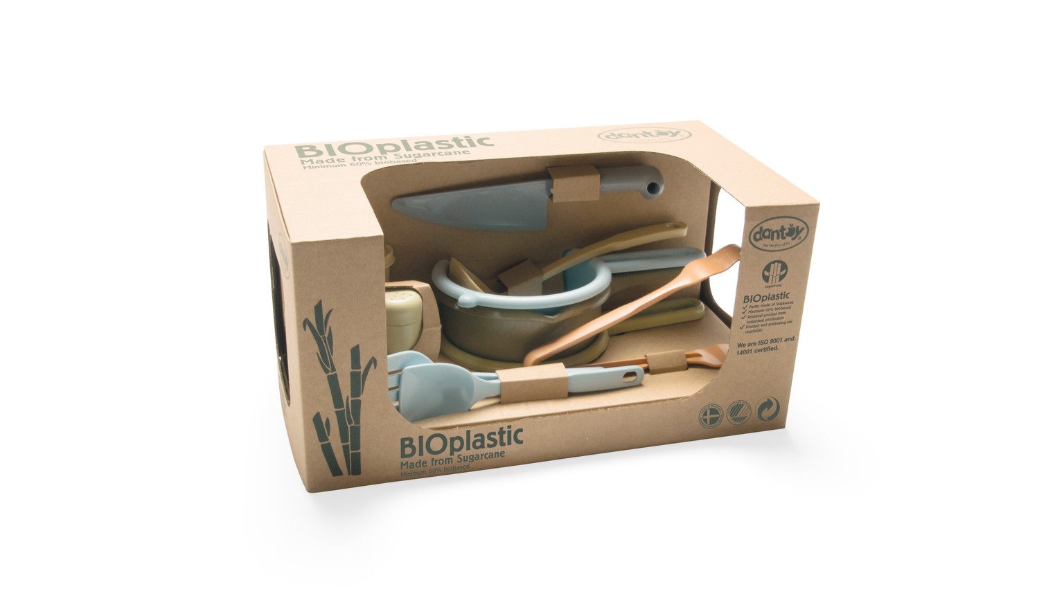 BIO plast køkkensæt 12 dele